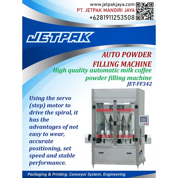 Automatic Powder Filling Machine - JET-FF342