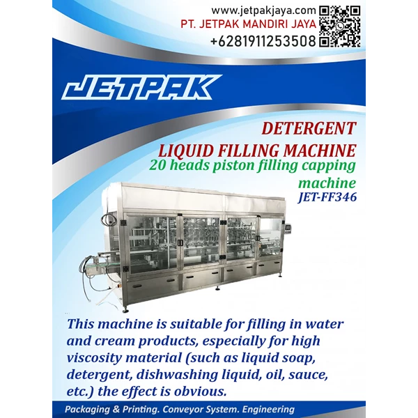 Detergent Liquid Filling Machine - JET-FF346