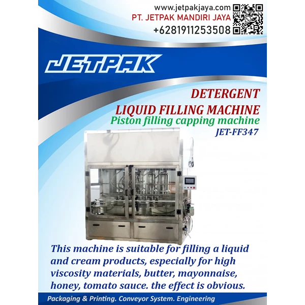 Detergent Liquid Filling Machine - JET-FF347