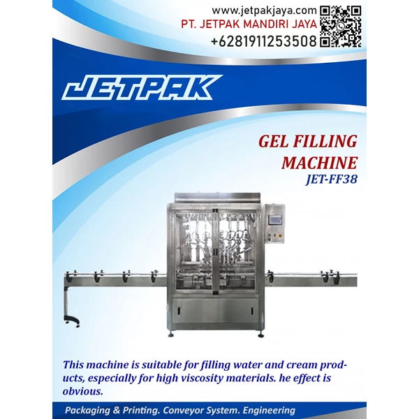 Gel Filling Machine - JET-FF38