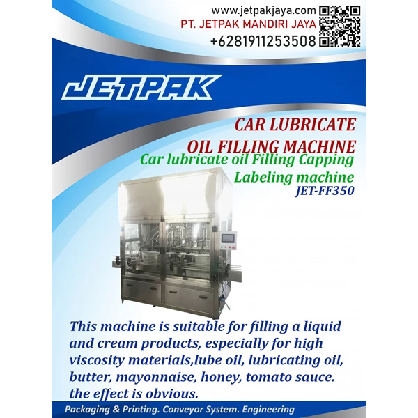 Car Lubricant Oil Filling Machine - JET-FF350