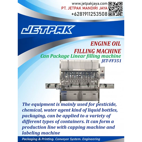 Engine Oil Filling Machine - JET-FF351