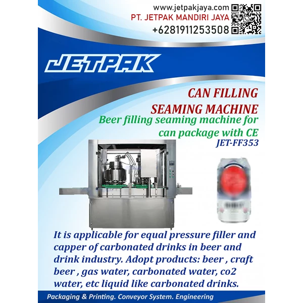 Can Filling Seaming Machine - JET-FF353