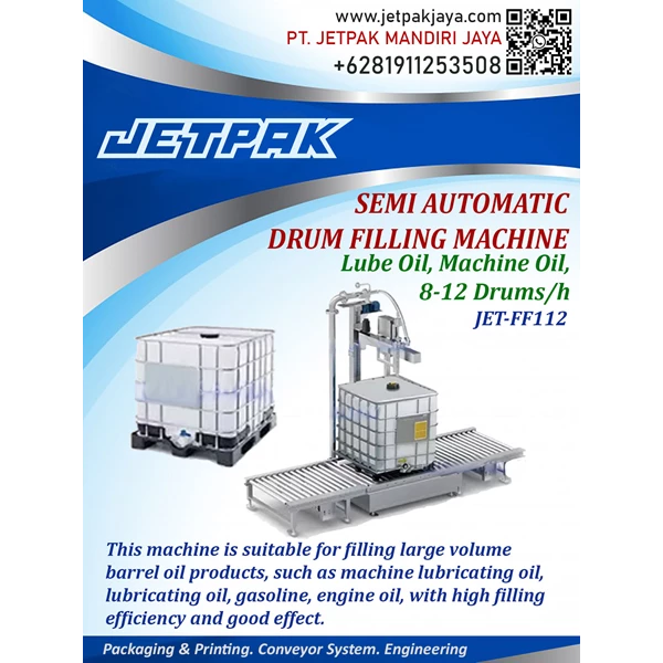 Semi Automatic Drum Filling Machine - JET-FF112