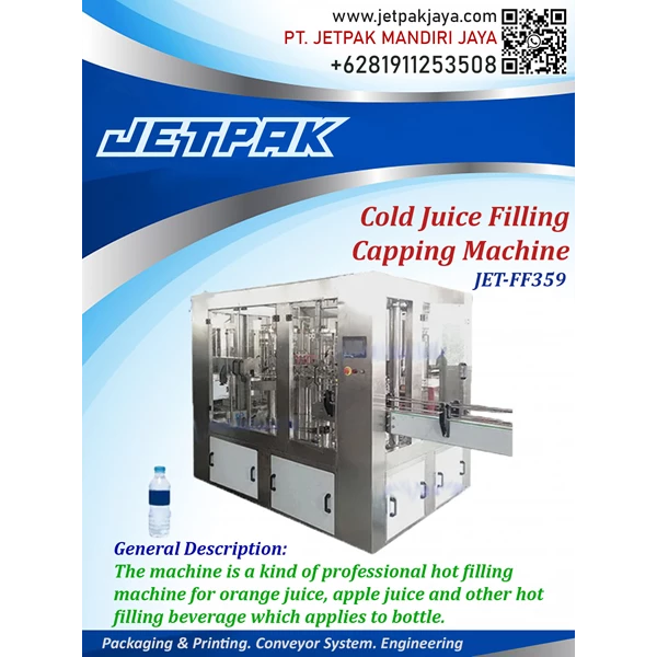 Cold Juice Filling Capping Machine - JET-FF359