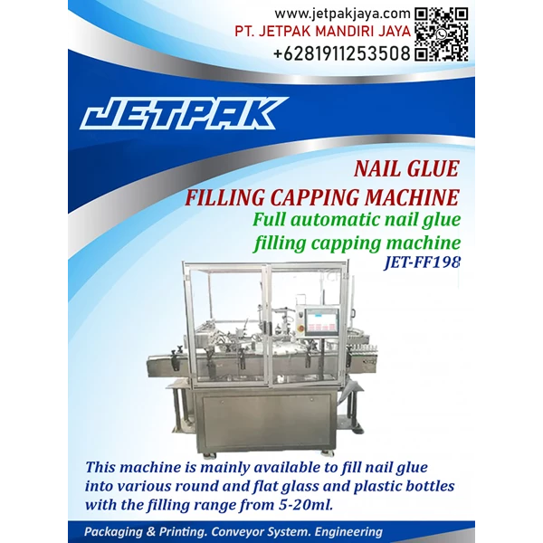 Nail Glue Filling Capping Machine - JET-FF198