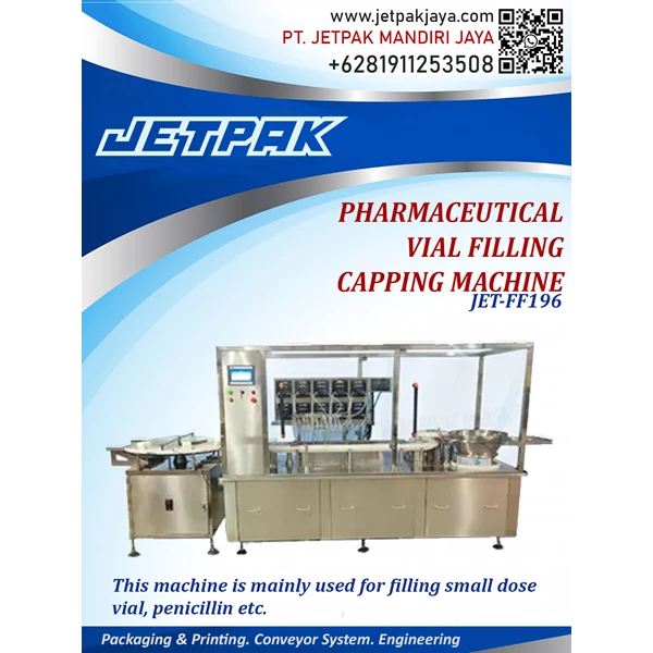 Pharmaceutical Vial Filling Capping Machine - JET-FF196