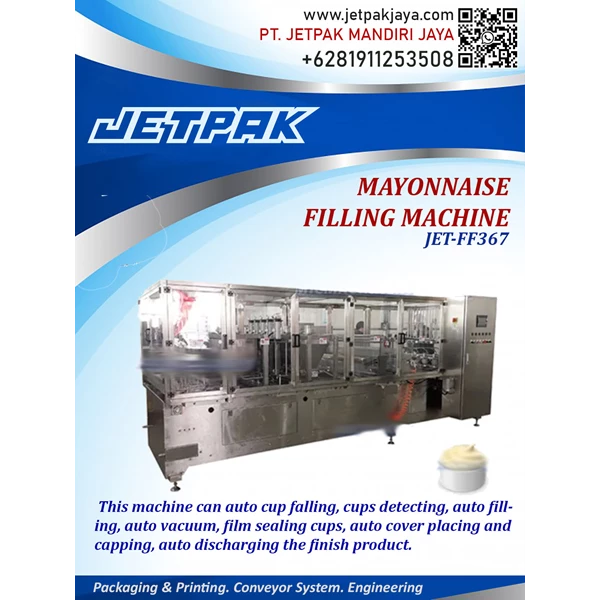 Mayonnaise Filling Machine - JET-FF367