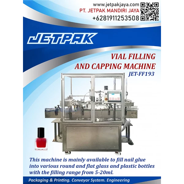 Vial Filling and Capping Machine - JET-FF193