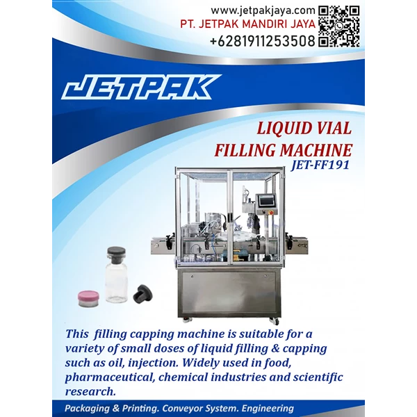 Liquid Vial Filling Machine - JET-FF191