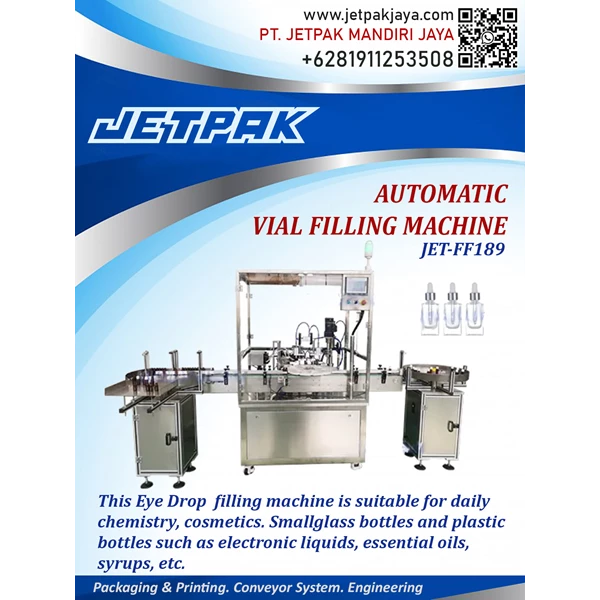 Automatic Vial Filling Machine - JET-FF189
