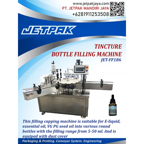 Tincture Bottle Filling Machine - JET-FF186