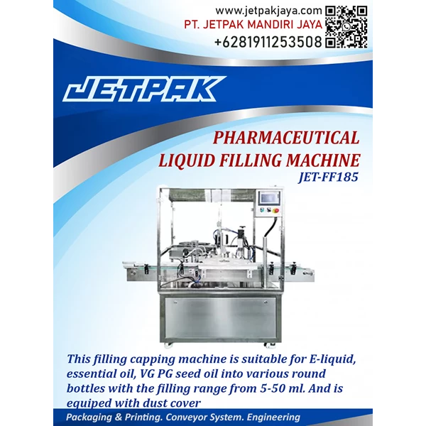 Pharmaceutical Liquid Filling Machine - JET-FF185