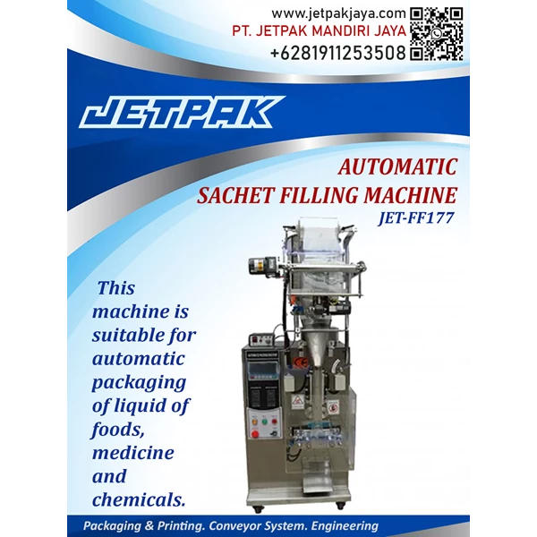Automatic Sachet Filling Machine - JET-FF177