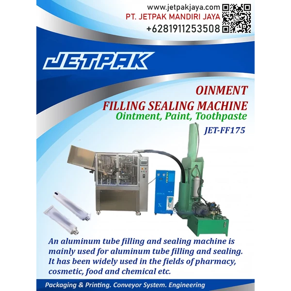 Ointment Filling Sealing Machine - JET-FF175