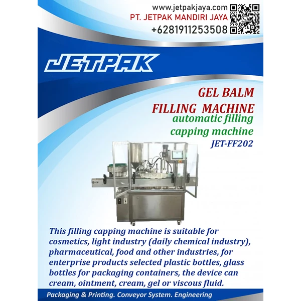 Gel Balm Filling Machine - JET-FF202