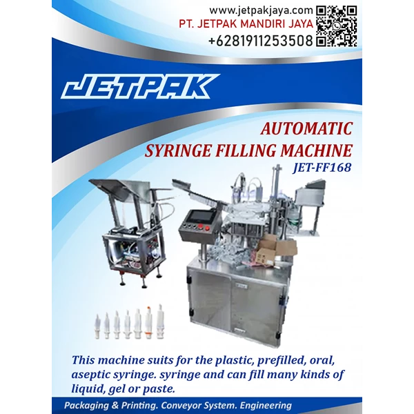 Automatic Syringe Filling Machine -  JET-FF168
