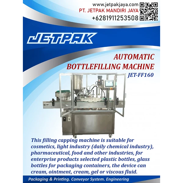 Automatic Bottle Filling Machine - JET-FF160