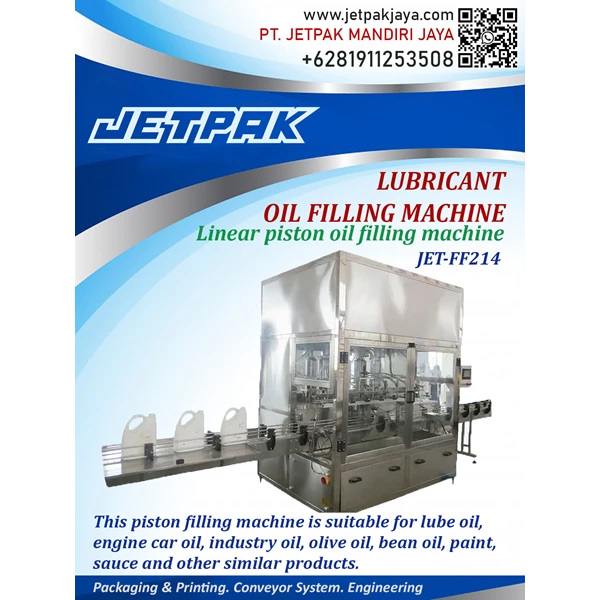 Lubricant Oil Filling Machine - JET-FF214