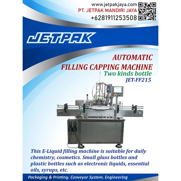 Automatic Filling Capping Machine - JET-FF215