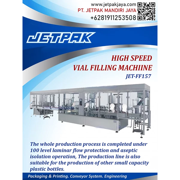 Mesin Pengisian Vial Berkecepatan Tinggi - JET-FF157