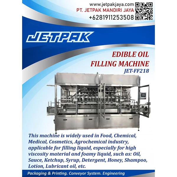 Edible Oil Filling Machine - JET-FF218