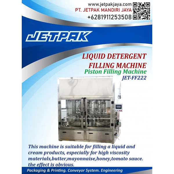 Liquid Detergent Filling Machine - JET-FF222