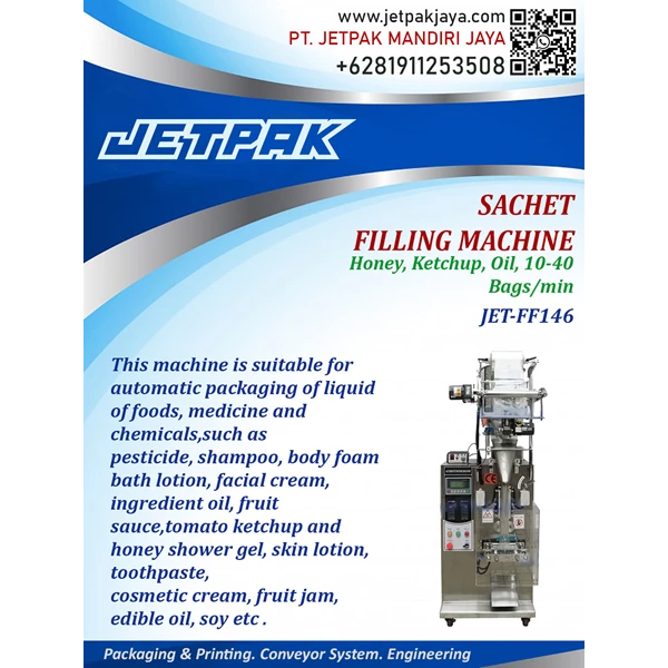 Sachet Filling Machine - JET-FF146