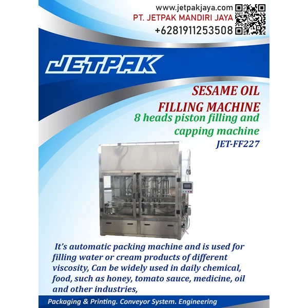 Sesame Oil Filling Machine - JET-FF227