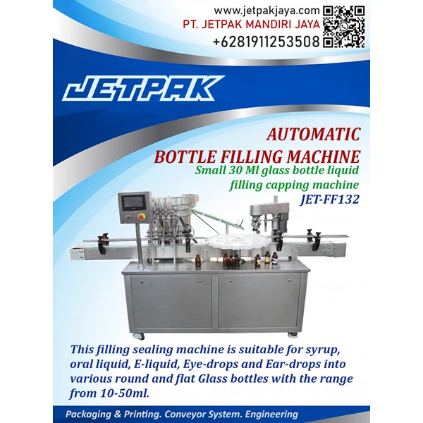 Automatic Bottle Filling Machine - JET-FF132