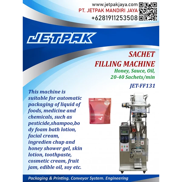 Sachet Filling Machine - JET-FF131