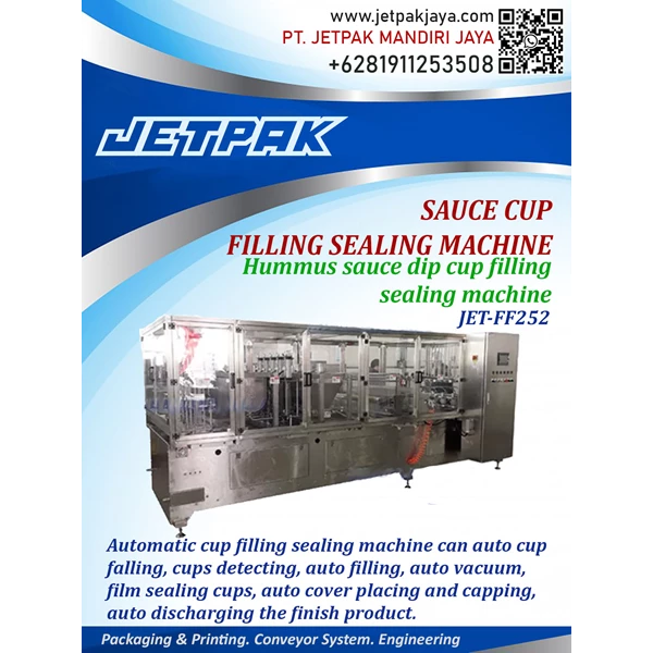Sauce Cup Filling Sealing Machine - JET-FF252