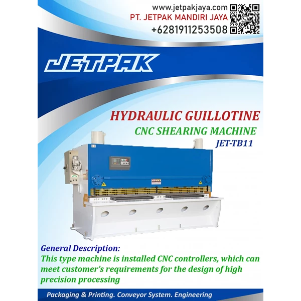 Mesin Guillotine Hidraulik - JET-FF11