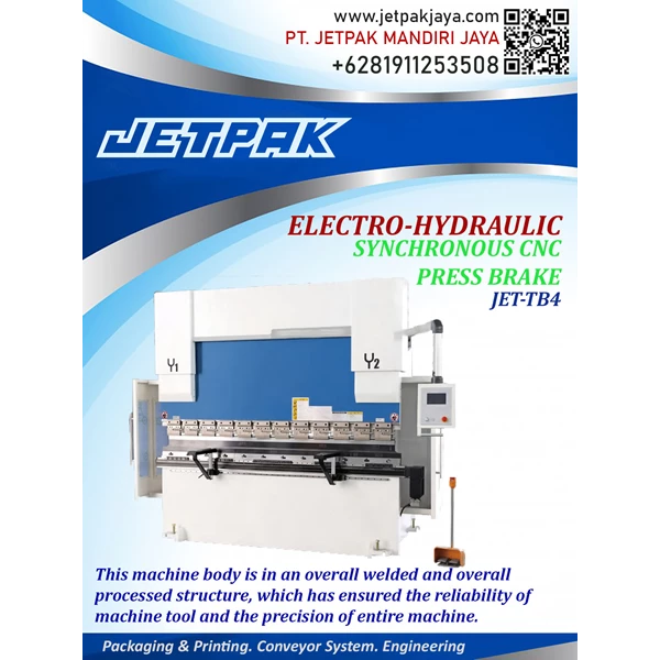 Electro-Hydraulic (synchronous CNC Press Brake) - JET-TB4