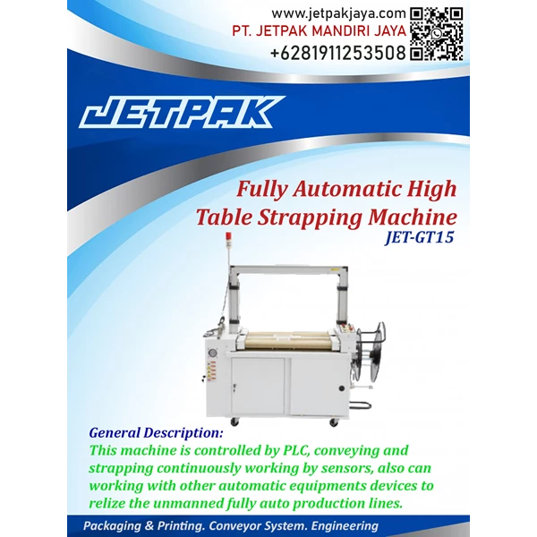 Fully Automatic High Table Strapping Machine - JET-GT15