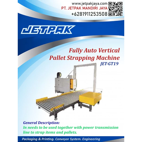 Fully Auto Vertical Pallet Strapping Machine - JET-GT19