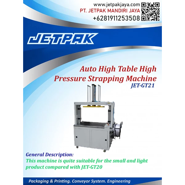 Auto High Table High Pressure Strapping Machine - JET-GT21