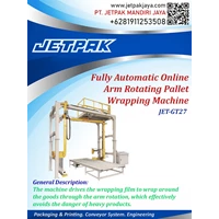 Mesin Pembungkus Pallet Berputar Lengan Online Sepenuhnya Otomatis - JET-GT27