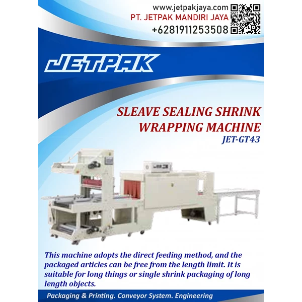 Sleave Sealing Shrink Wrapping Machine - JET-GT43