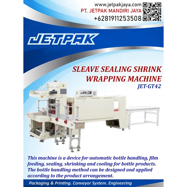 Sleave Sealing Shrink Wrapping Machine - JET-GT42
