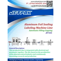 Lini Mesin Pelabelan Aluminium Foil Sealing - JET-GG6
