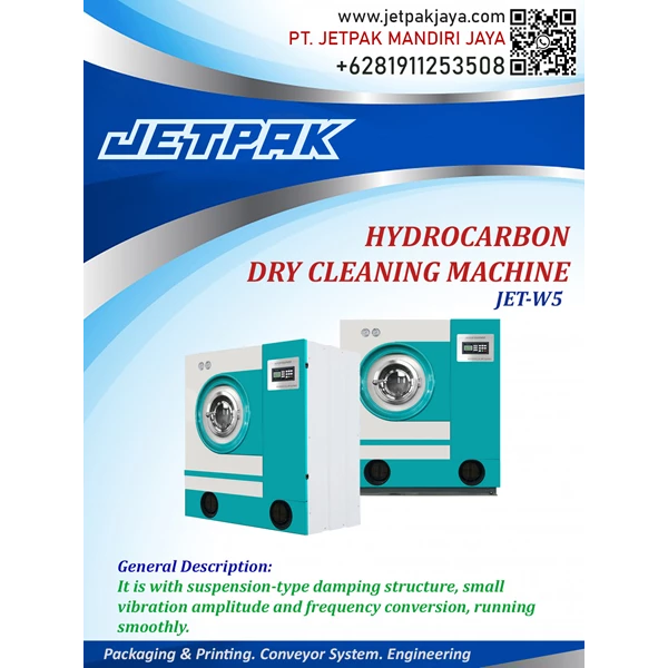 hydrocarbon dry cleaning machine JET W5