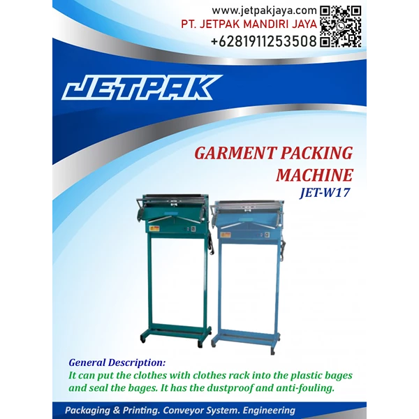 garment packing machine JET W17