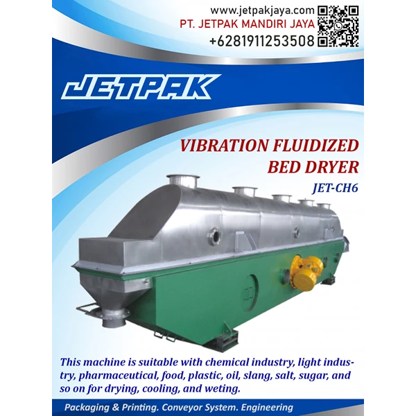 vibration fluidzed bed dryer JET-CH6