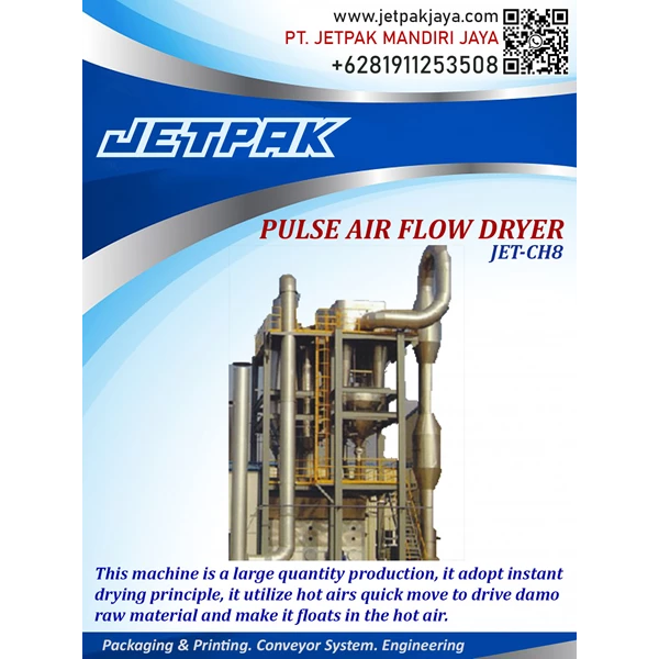 pulse air flow dryer JET-CH8