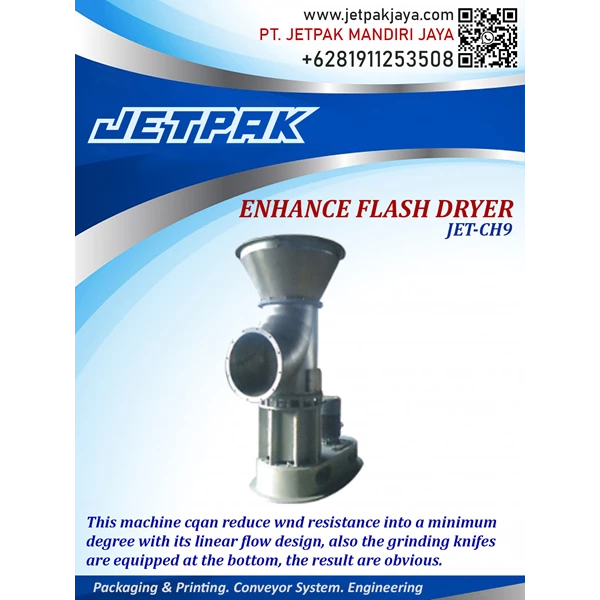 enhance flash dryer machine JET-CH9