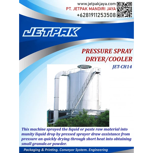 pressure spray drayer cooler JET CH14