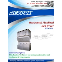 horizontal fluidized bed dryer JET CH16