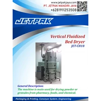 vertical fluidized bed dryer JET CH 18