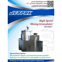 high speed mixing granulator JET CH27